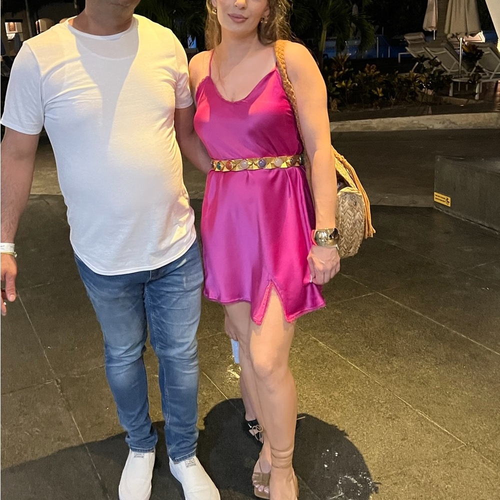 Target Fuchsia Mini Dress